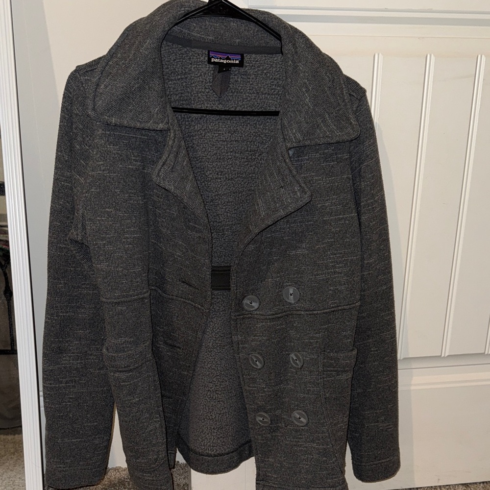Patagonia Gray Double-Breasted Jacket